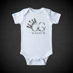 Metallic Crown Onesie
