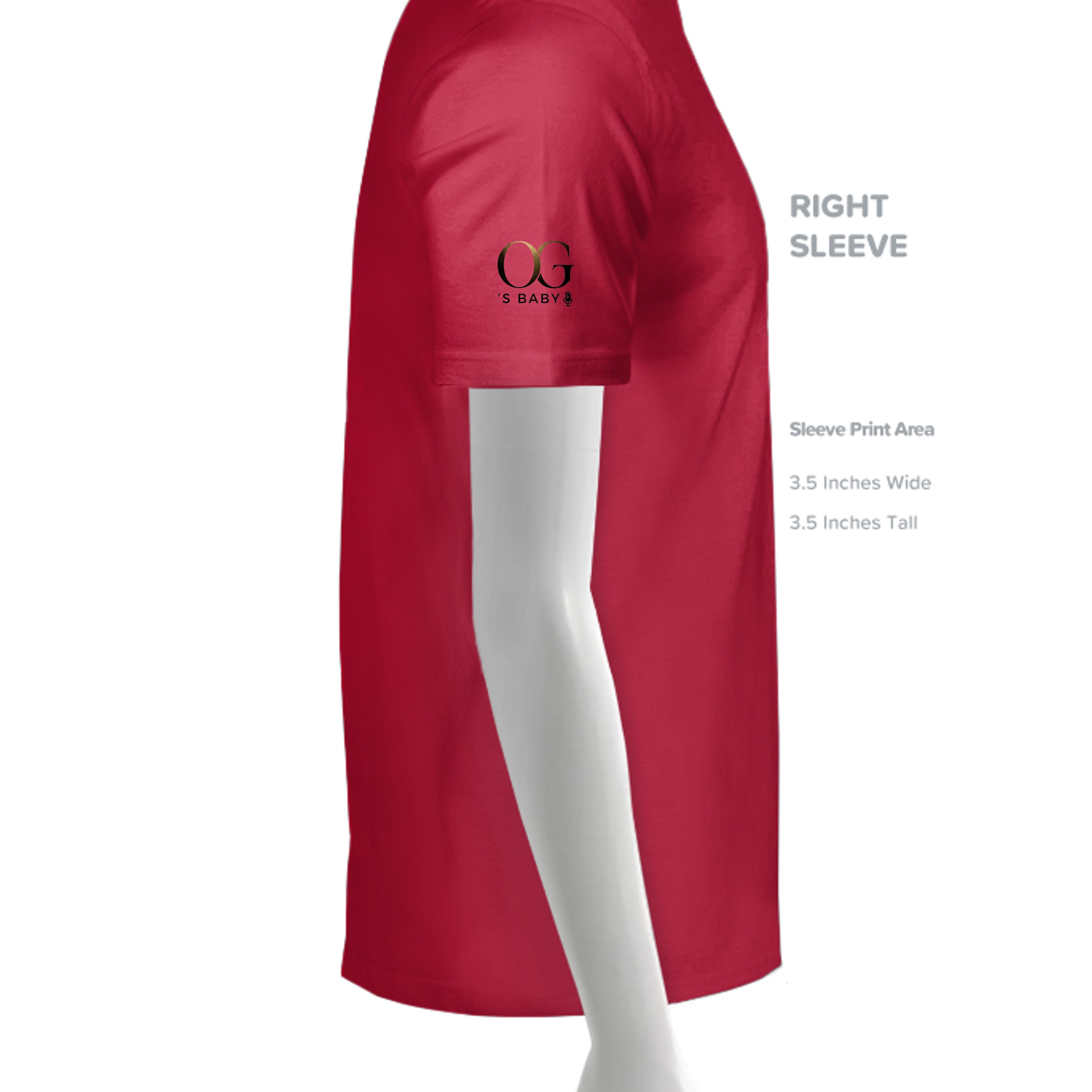 SOLID RED BLEND - 1010BE - SLEEVE_RIGHT