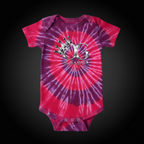 Script OgsBaby Onesie - Tie-Dye Pink Purple